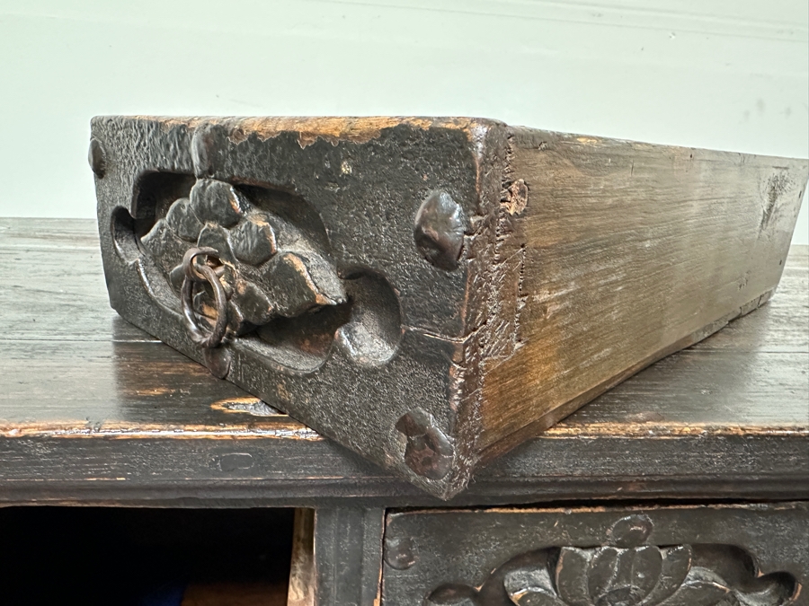 Vintage Chinese Wooden Cabinet With Four Drawers 54.5'W X 20.5'D X 34'H [Photo 6]