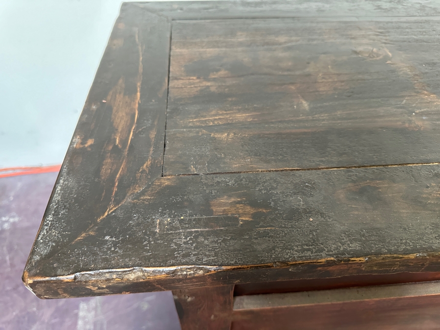 Vintage Chinese Wooden Cabinet With Four Drawers 54.5'W X 20.5'D X 34'H [Photo 21]