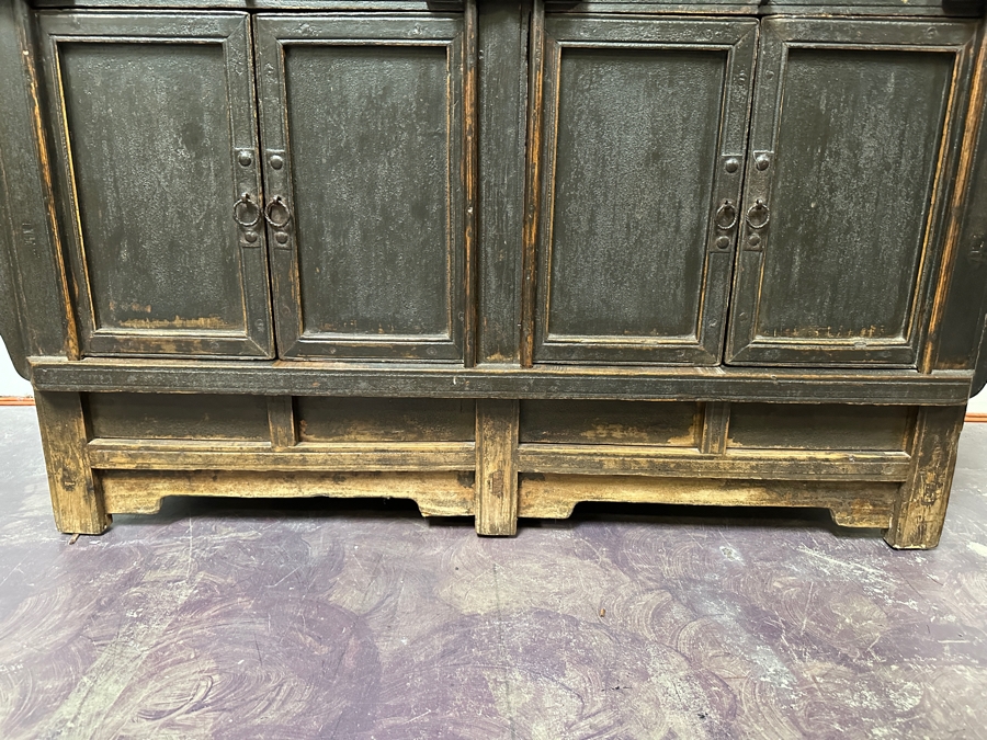 Vintage Chinese Wooden Cabinet With Four Drawers 54.5'W X 20.5'D X 34'H [Photo 5]
