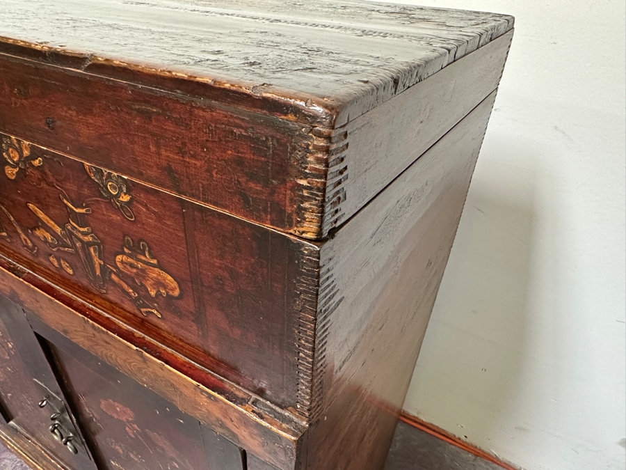 Contemporary Chinese Trunk / Cabinet 30'W X 14'D X 35'H [Photo 6]