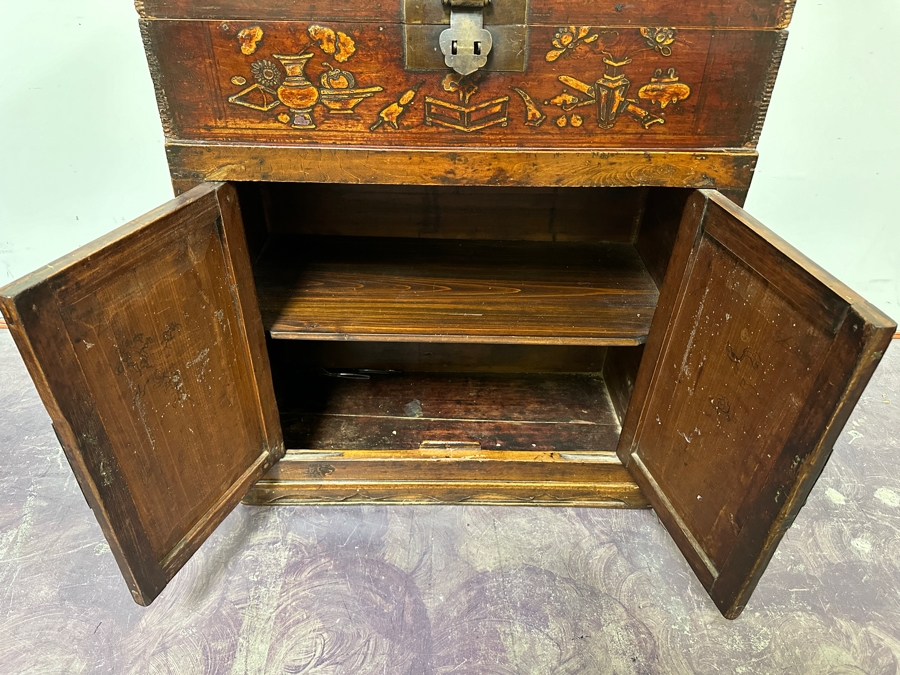 Contemporary Chinese Trunk / Cabinet 30'W X 14'D X 35'H [Photo 8]