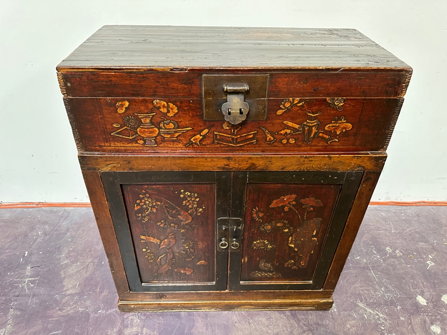 Contemporary Chinese Trunk / Cabinet 30'W X 14'D X 35'H [Photo 2]