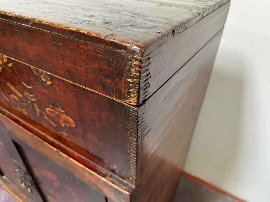 Contemporary Chinese Trunk / Cabinet 30'W X 14'D X 35'H [Photo 7]