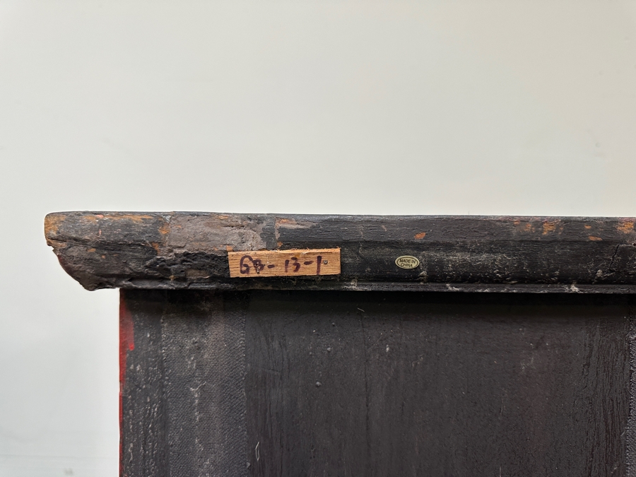 Contemporary Chinese Carved Gilt Red Wooden Relief Carved Cabinet 42'W X 22'D X 66'H [Photo 14]