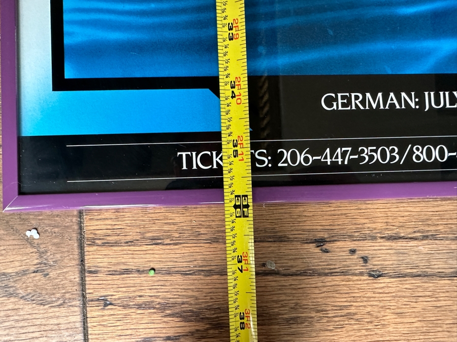 Original Seattle Opera Poster The Ring 1983 Pacific Northwest Wagner Festival Der Ring Des Nibelungen Artwork By S. Watts Framed 19 X 36 Estimate $200 [Photo 7]