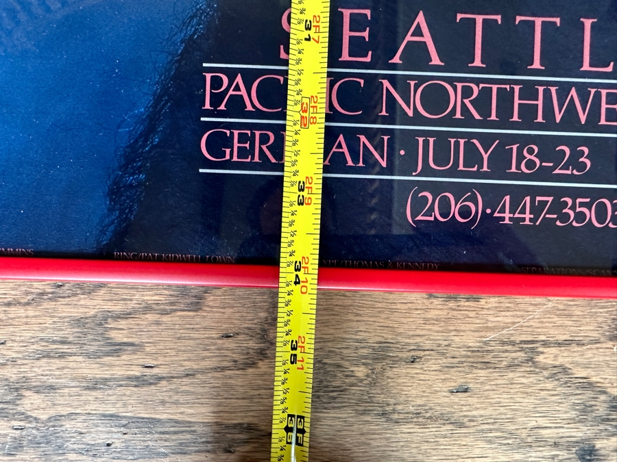 Original Seattle Opera Poster The Ring Of The Nibelung Seattle Opera Pacific Northwest Wagner Festival 19 X 34 Estimate $200 [Photo 6]