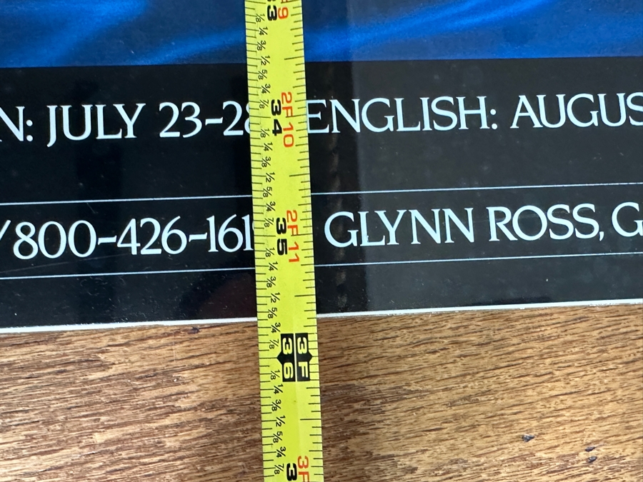 Original Seattle Opera Poster The Ring 1983 Pacific Northwest Wagner Festival Der Ring Des Nibelungen Artwork By S. Watts Framed 19 X 36 Estimate $200 [Photo 7]