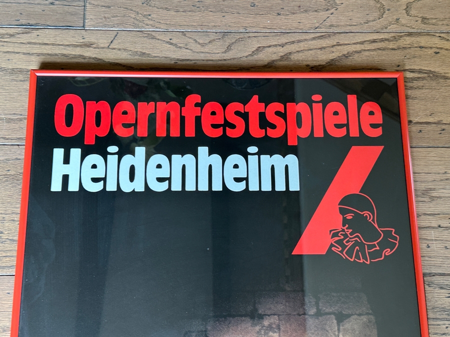 Vintage 1988 Original German Opera Poster Opernfestspiele Heidenheim 20.5 X 34 Estimate $200 [Photo 6]
