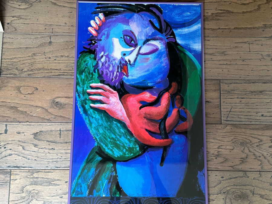 David Hockney Hand Signed And Personalized Original Los Angeles Music Center Opera Poster Tristan Und Isolde By Richard Wagner 20 X 39 Estimate $2,500-$5,000 [Photo 6]