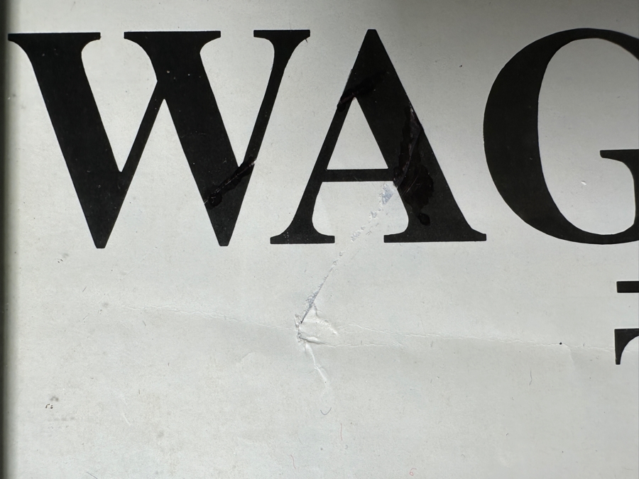 Vintage 1988 Original Warsaw, Poland Opera Poster Wagner / Walkiria Teatr Wielki Warszawie 25.5 X 37.5 Estimate $200 [Photo 7]