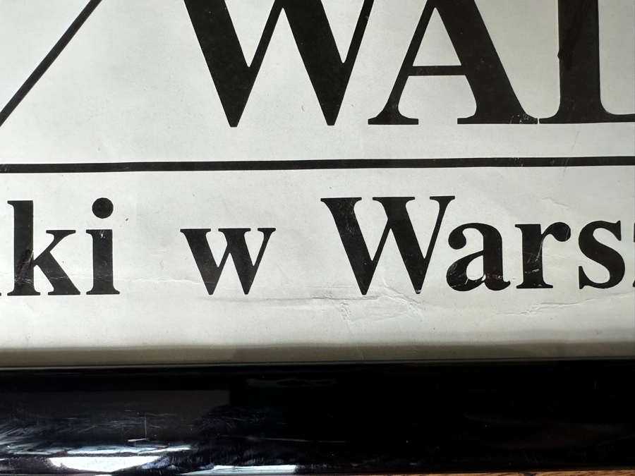 Vintage 1988 Original Warsaw, Poland Opera Poster Wagner / Walkiria Teatr Wielki Warszawie 25.5 X 37.5 Estimate $200 [Photo 6]