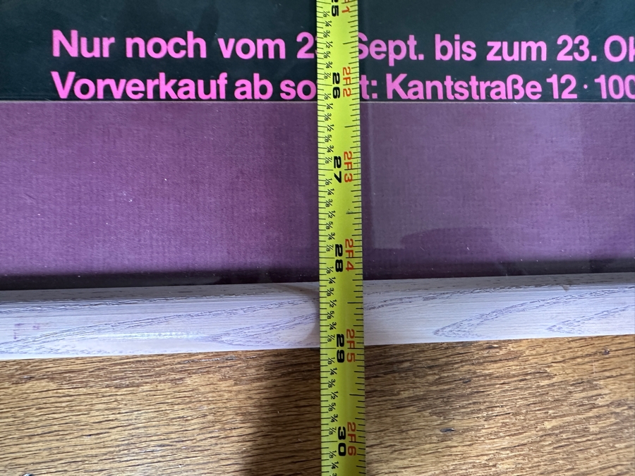 Vintage 1983 Original German Opera Poster Theater Des Westens Anatevka Der Musical-Welterfolg Mit Wolfgang Reichmann 21 X 29 Estimate $200 [Photo 6]