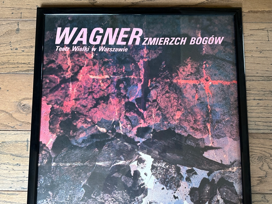 Vintage Original Warsaw, Poland Opera Poster Wagner / Zmierzch Bogow Teatr Wielki Warszawie 25.5 X 37.5 Estimate $200 [Photo 4]