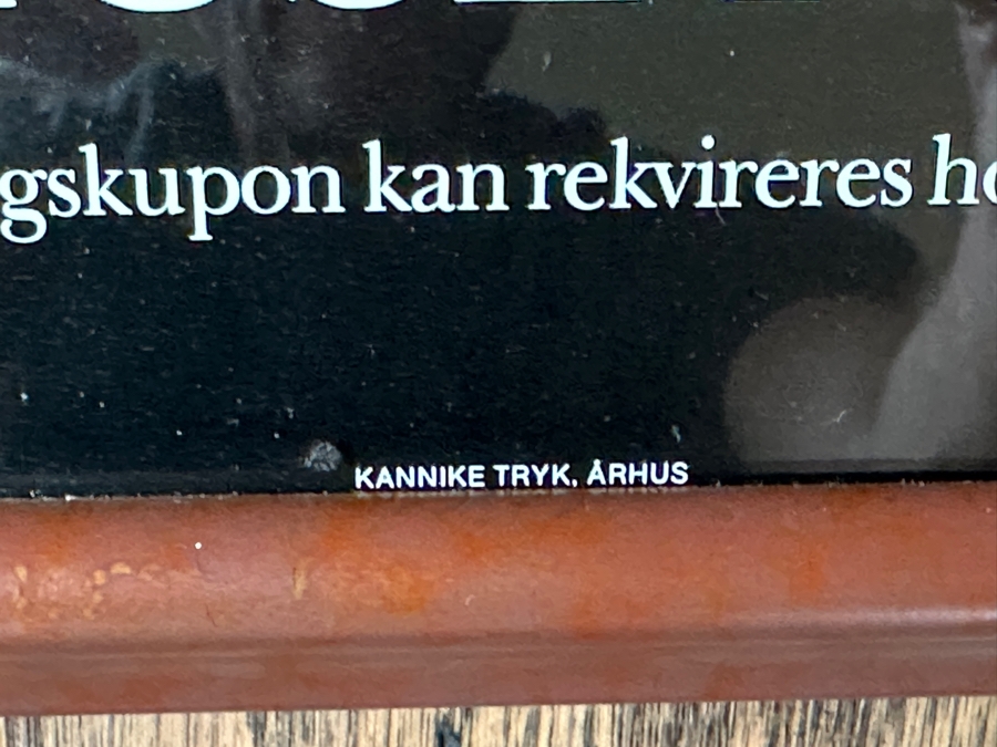 Vintage 1987 Original German Opera Poster Den Jyske Opera Ringen Richard Wagner Der Ring Des Nibelungen 24 X 34 Estimate $200 [Photo 2]