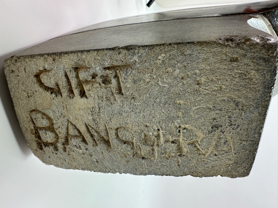 Vintage African Shona Carved Stone Sculpture Artist Signed 19.5'H [Photo 6]