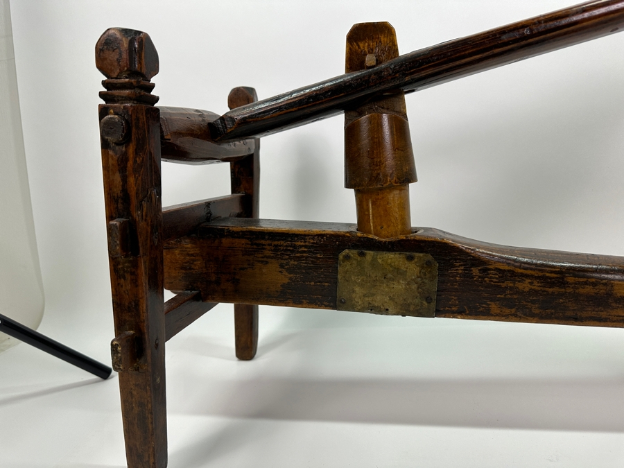 Vintage Wooden Chinese Noodle Press 26'L [Photo 4]