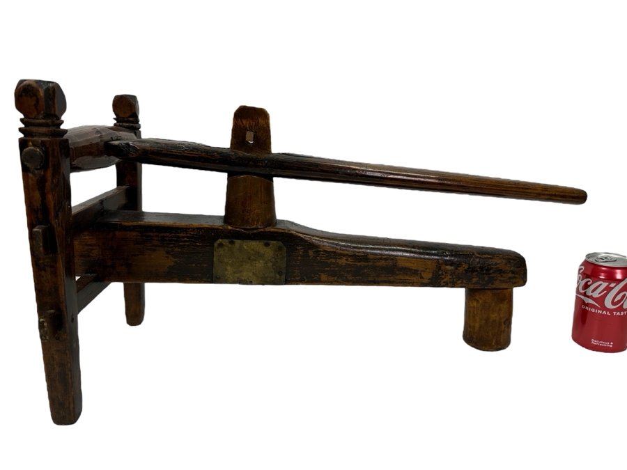 Vintage Wooden Chinese Noodle Press 26'L [Photo 1]