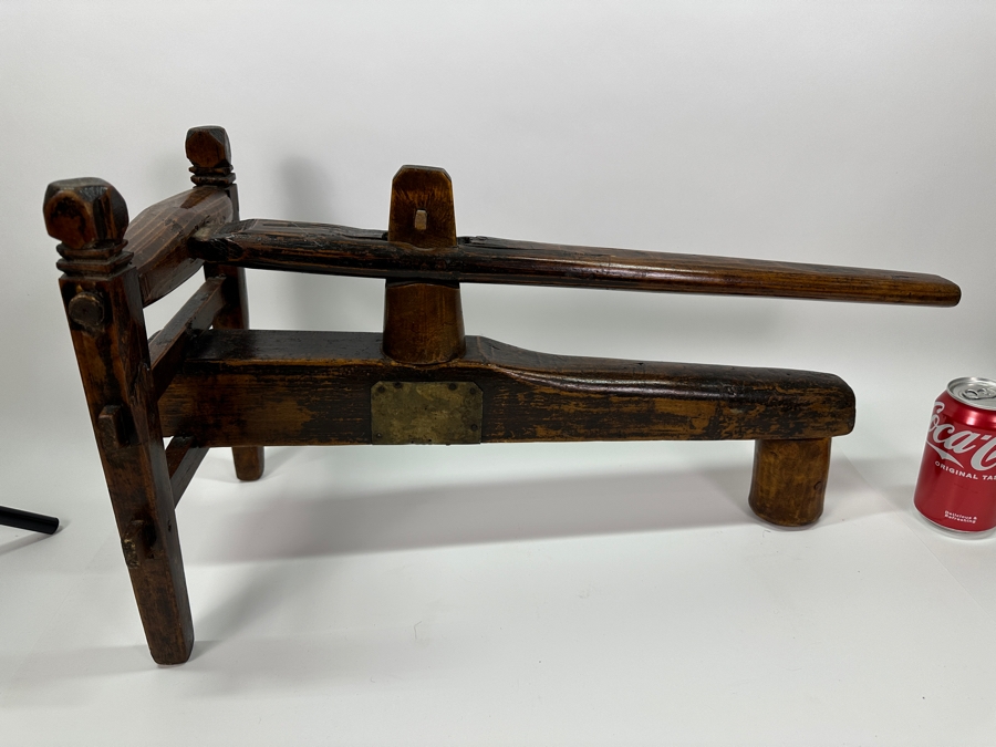 Vintage Wooden Chinese Noodle Press 26'L [Photo 3]