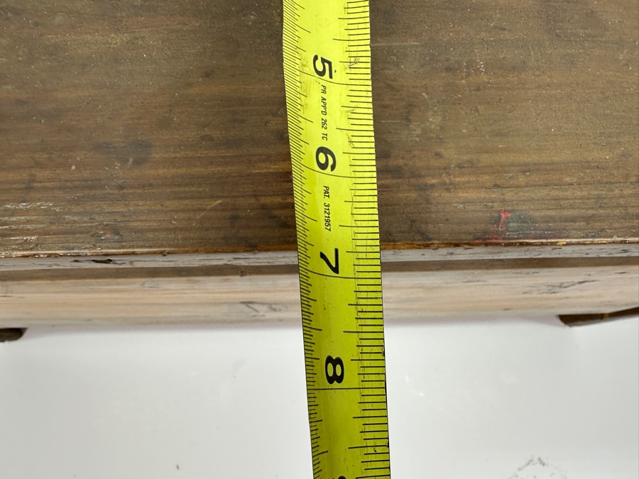 Small Chinese Wooden Cabinet (2 Drawers Need Repair) 22.5'W X 7'D X 16'H [Photo 13]