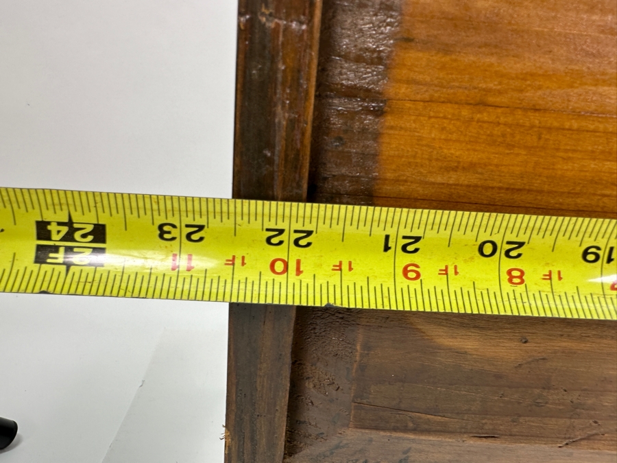 Small Chinese Wooden Cabinet (2 Drawers Need Repair) 22.5'W X 7'D X 16'H [Photo 12]