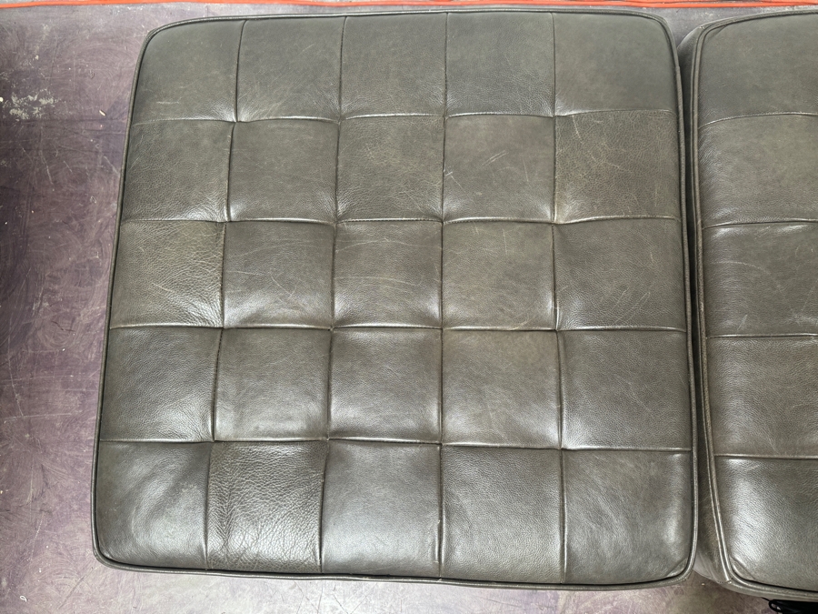 Pair Of Tufted Ottomans 31'W X 18'H [Photo 4]