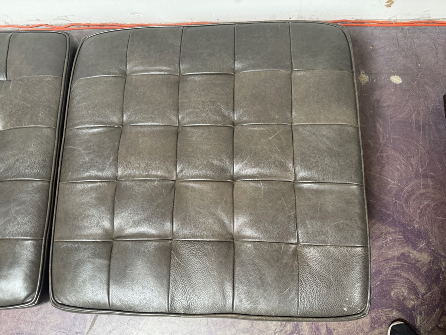 Pair Of Tufted Ottomans 31'W X 18'H [Photo 5]