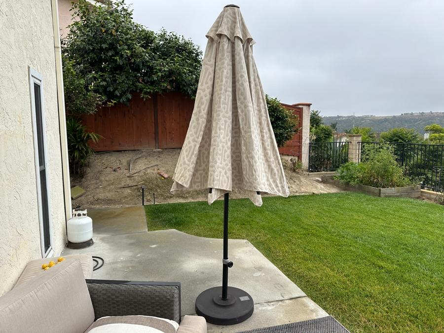 Last Minute Add - Single Sunbrella Umbrella (Actual Umbrella Not Shown But Is The Same Model/Style) [Photo 1]