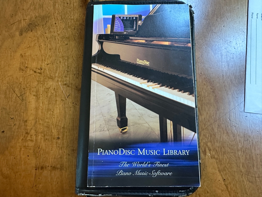 Beautiful Vogel By Schimmel Mahogany Grand Player Piano With PianoDisc CD Player System, Player CDs And Bench 5'11' In Excellent Condition Valued Around $20,000 - See Video On Detail Page [Photo 23]