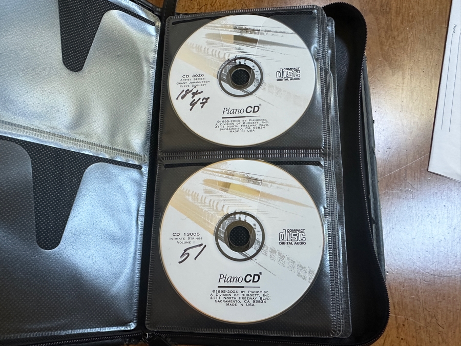 Beautiful Vogel By Schimmel Mahogany Grand Player Piano With PianoDisc CD Player System, Player CDs And Bench 5'11' In Excellent Condition Valued Around $20,000 - See Video On Detail Page [Photo 15]