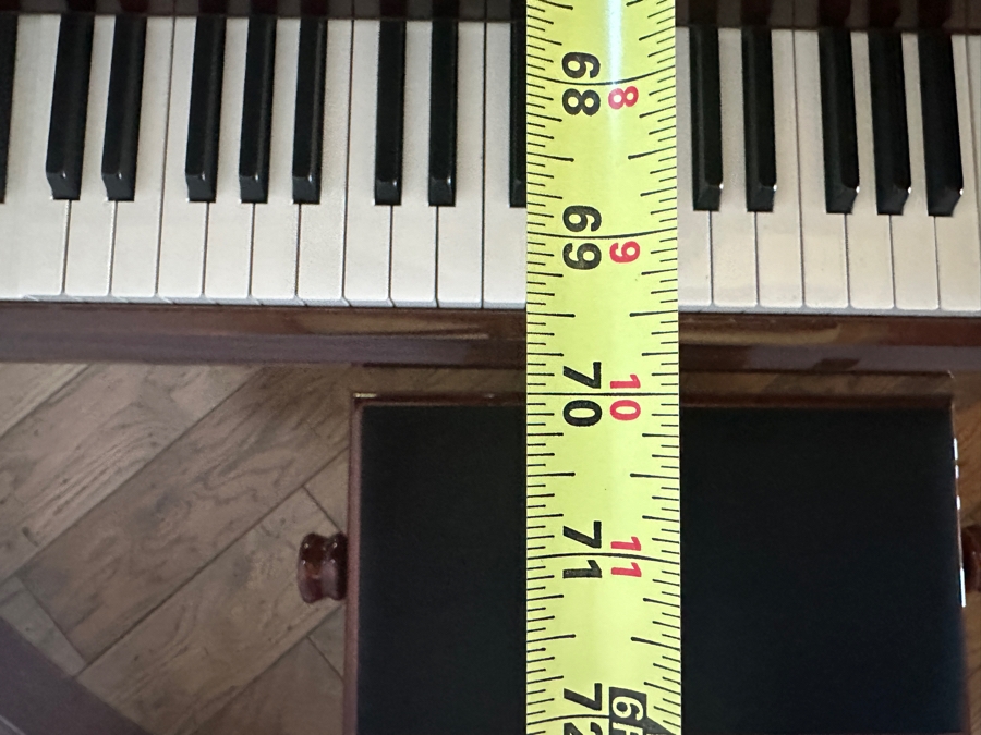 Beautiful Vogel By Schimmel Mahogany Grand Player Piano With PianoDisc CD Player System, Player CDs And Bench 5'11' In Excellent Condition Valued Around $20,000 - See Video On Detail Page [Photo 28]