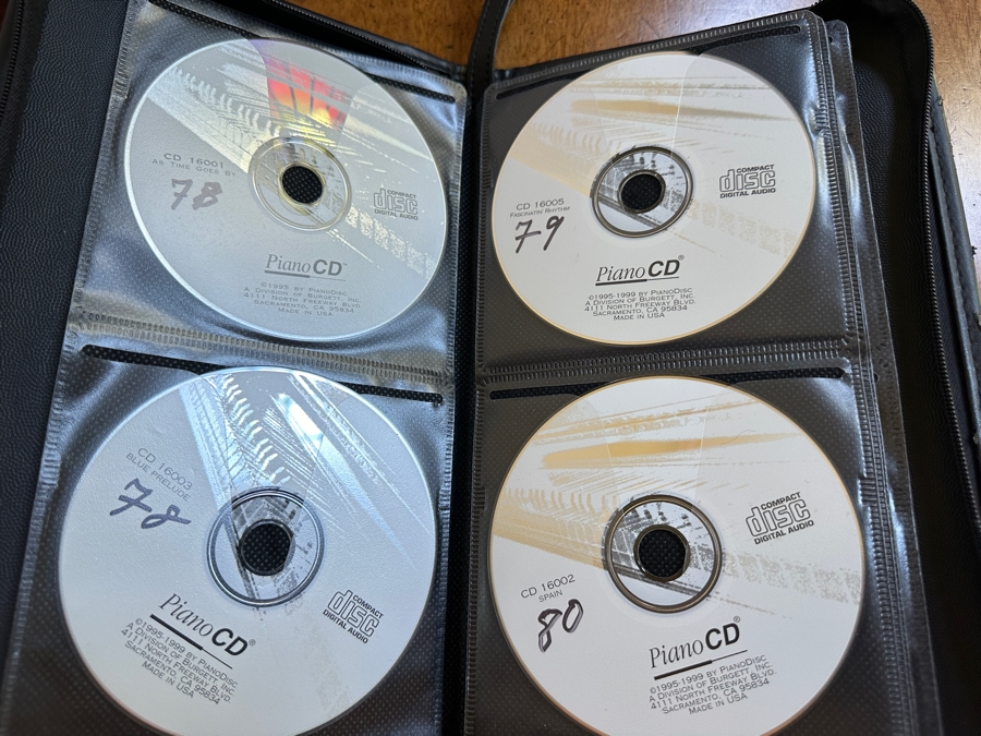 Beautiful Vogel By Schimmel Mahogany Grand Player Piano With PianoDisc CD Player System, Player CDs And Bench 5'11' In Excellent Condition Valued Around $20,000 - See Video On Detail Page [Photo 17]