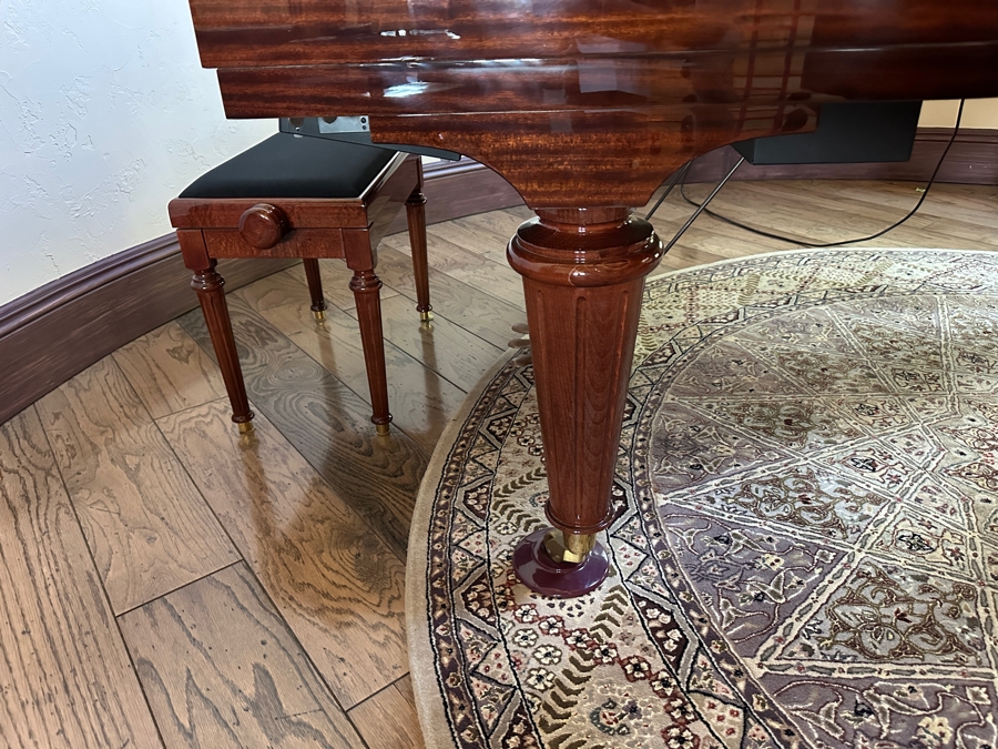 Beautiful Vogel By Schimmel Mahogany Grand Player Piano With PianoDisc CD Player System, Player CDs And Bench 5'11' In Excellent Condition Valued Around $20,000 - See Video On Detail Page [Photo 25]