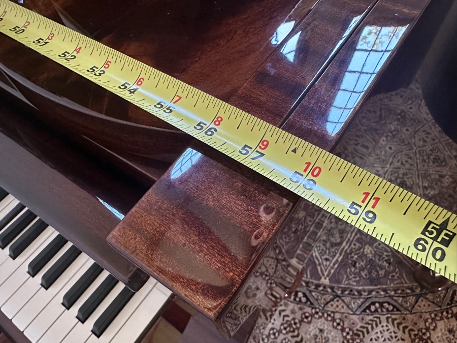 Beautiful Vogel By Schimmel Mahogany Grand Player Piano With PianoDisc CD Player System, Player CDs And Bench 5'11' In Excellent Condition Valued Around $20,000 - See Video On Detail Page [Photo 27]