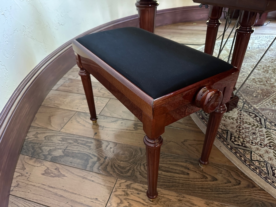 Beautiful Vogel By Schimmel Mahogany Grand Player Piano With PianoDisc CD Player System, Player CDs And Bench 5'11' In Excellent Condition Valued Around $20,000 - See Video On Detail Page [Photo 26]