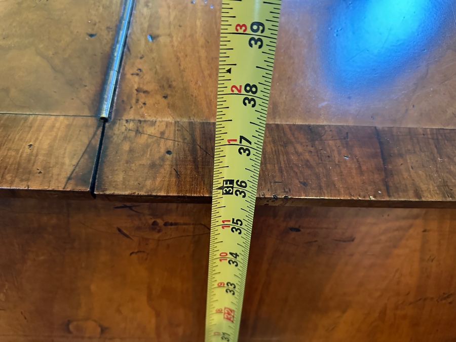 Antique Grand Austrian Amberg Piano With Ebony & Ivory Keys 6'7' (See Photos For Crack In The Cast Iron Plate Piano Harp) Client Paid $8,700 [Photo 22]