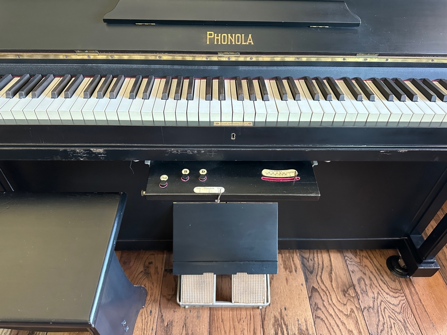 Antique Mechanical Player Piano Phonola Hupfeld Mechanism Carl Ronisch Dresden Germany 62'W X 30'D X 54'H [Photo 24]