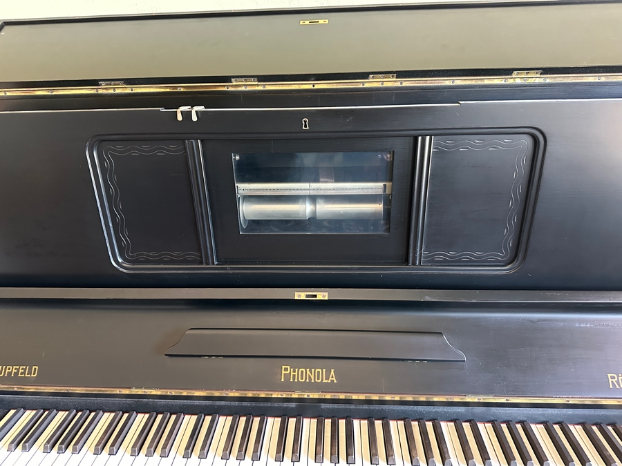 Antique Mechanical Player Piano Phonola Hupfeld Mechanism Carl Ronisch Dresden Germany 62'W X 30'D X 54'H [Photo 27]