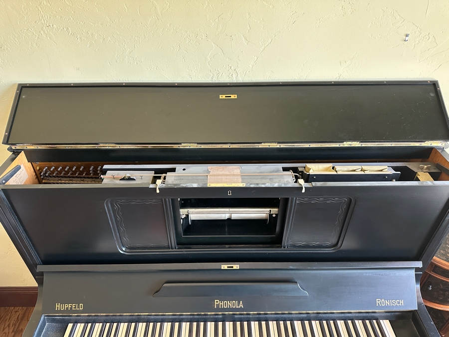 Antique Mechanical Player Piano Phonola Hupfeld Mechanism Carl Ronisch Dresden Germany 62'W X 30'D X 54'H [Photo 15]