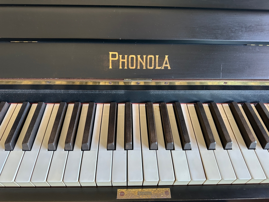 Antique Mechanical Player Piano Phonola Hupfeld Mechanism Carl Ronisch Dresden Germany 62'W X 30'D X 54'H [Photo 12]