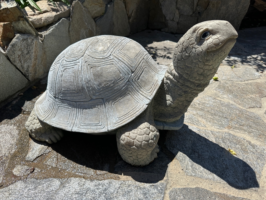 Large Resin Garden Turtle 29'L