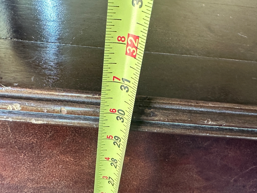 Wooden Executive Leather Top Desk With Chair 67.5'W X 30.5'D X 30.5'H [Photo 13]