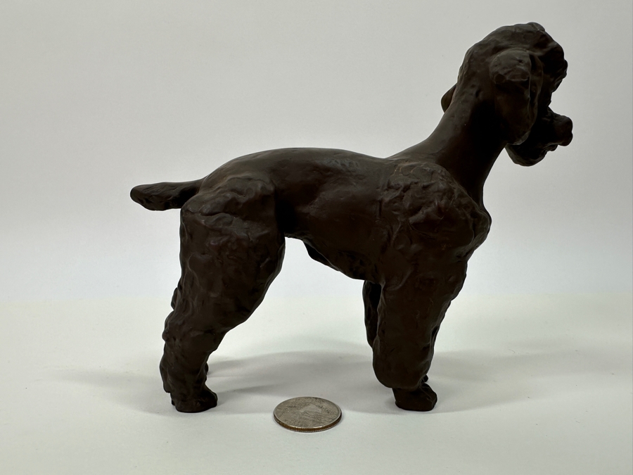 Meissen (Germany) Stoneware Poodle Figurine 6.5W X 5.5H Estimate $320 [Photo 6]