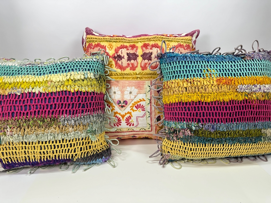 Three Anthropologie Throw Pillows Retails $240 [Photo 2]