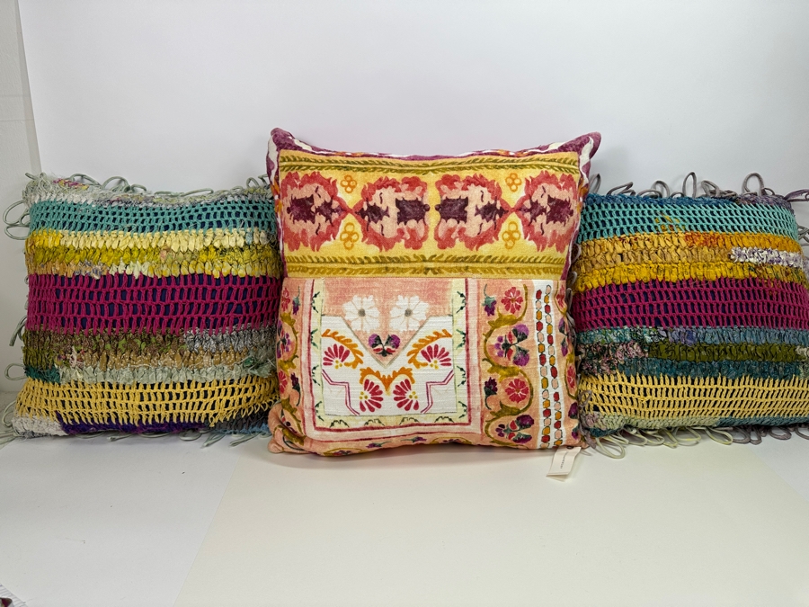 Three Anthropologie Throw Pillows Retails $240 [Photo 3]
