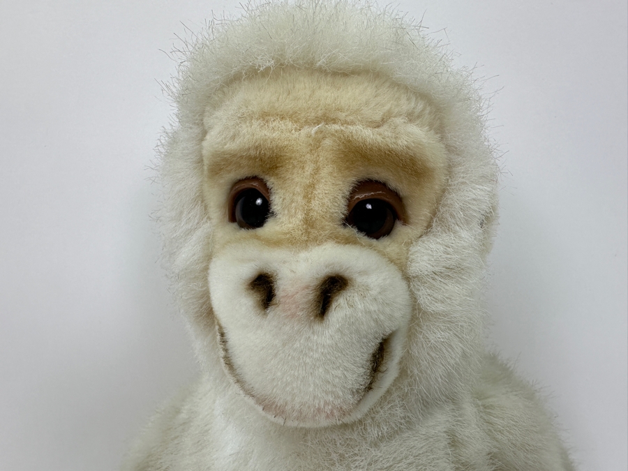 Vintage Steiff German Stuffed White Baby Gora Gorilla Monkey Ape 13L [Photo 2]