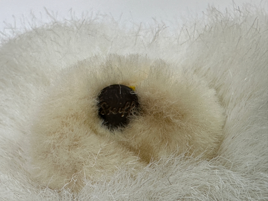 Vintage Steiff German Stuffed White Baby Gora Gorilla Monkey Ape 13L [Photo 4]