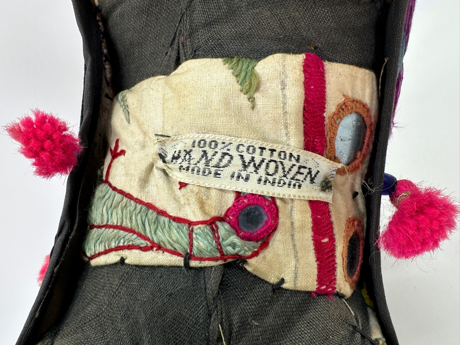 Handmade Hand Woven Elephant Figurine From India 11H [Photo 5]