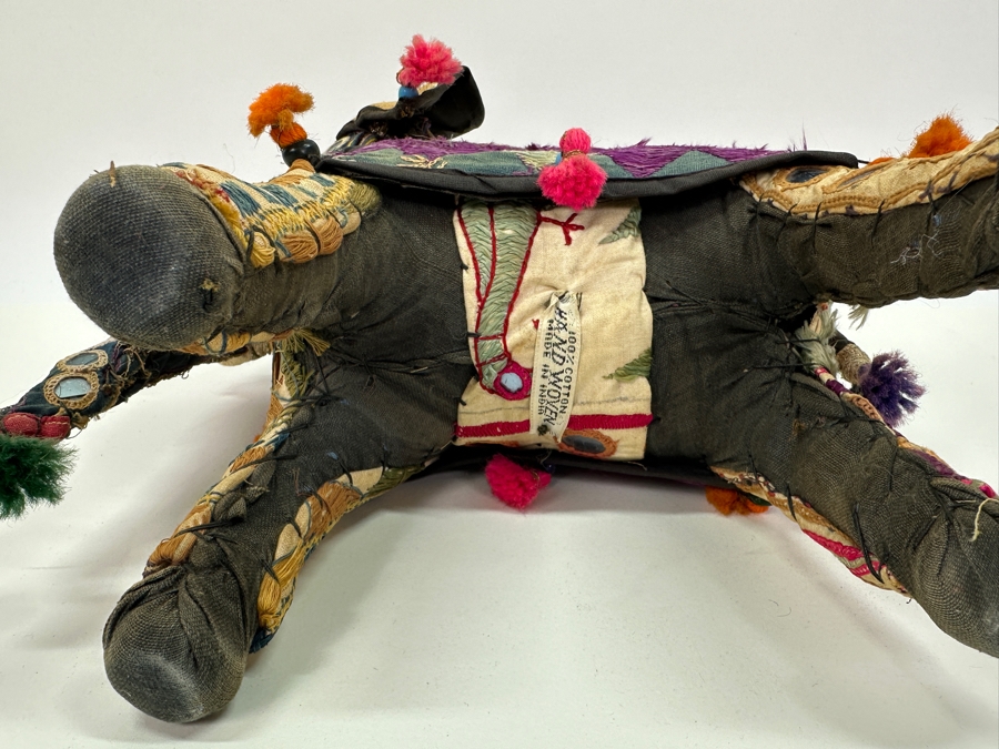 Handmade Hand Woven Elephant Figurine From India 11H [Photo 4]