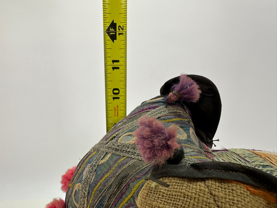 Handmade Hand Woven Elephant Figurine From India 11H [Photo 6]