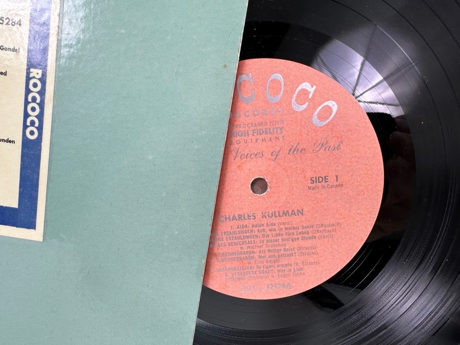 Charles Kullman (1903-1983) American Tenor Signed & Personalized Vinyl Record Rococo Label [Photo 6]